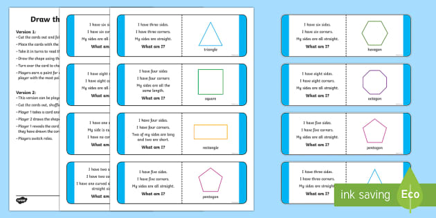 2D Shape Attributes, Digital Game