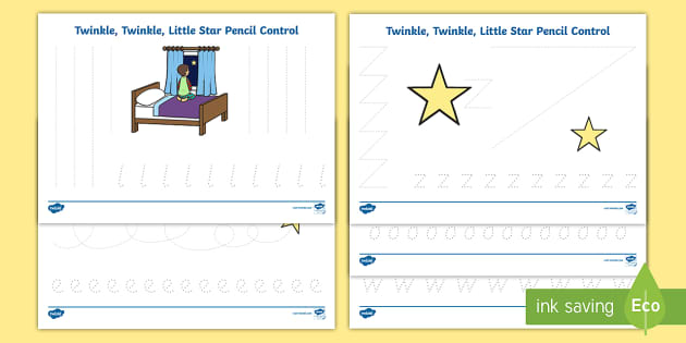 Twinkle Twinkle Little Star (Inscription on Board) - We Create