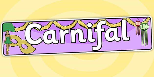 Carnival Themed Banner Welsh (teacher Made) - Twinkl