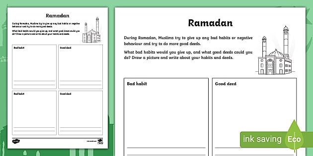 Du'aa for Good Behaviour – islamic worksheets for children