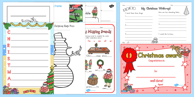 Christmas Writing Pack Lenseignant A Fait Twinkl