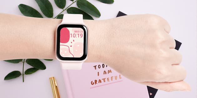 forhøjet Wrap Ønske FREE! - Pink Abstract Smartwatch Wallpaper (Teacher-Made)