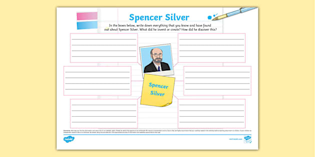 Spencer Silver Mind Map (Teacher-Made) - Twinkl