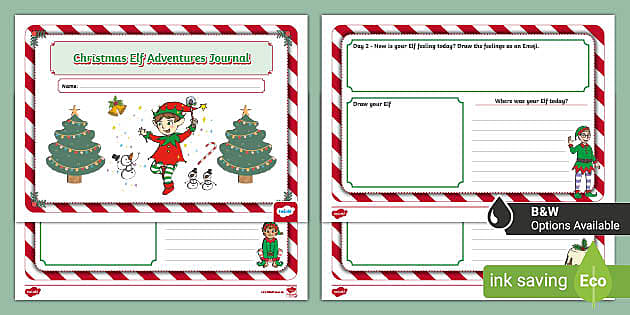 Elf Adventures Daily Journal (Foundation to Year Two)