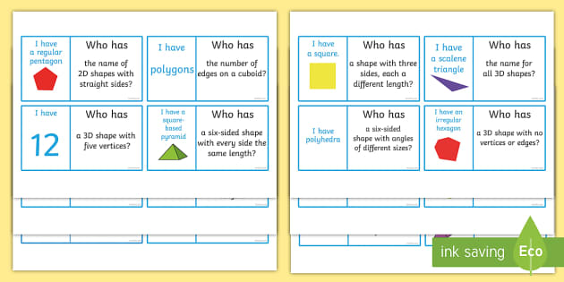 Shape Loop Cards Hecho Por Educadores Twinkl