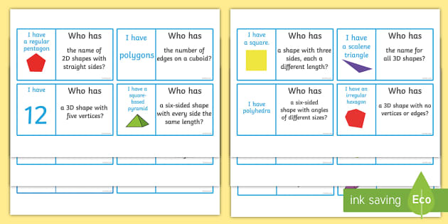 Shape Loop Cards Professor Feito Twinkl