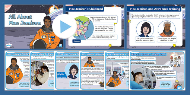 Vocabulary words for Mae Jemison: Space Scientist. - ppt download