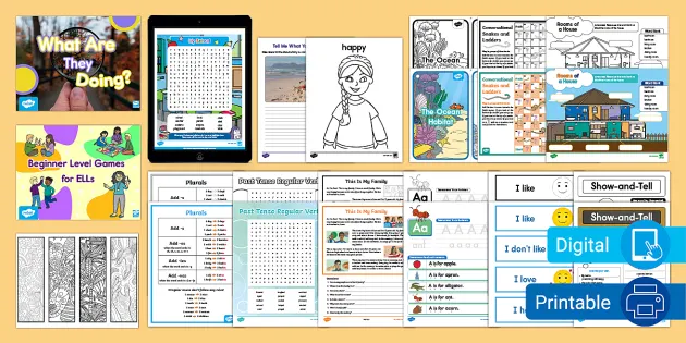 FREE　Learners　Teaching　English　Language　Resources　Pack　ELL