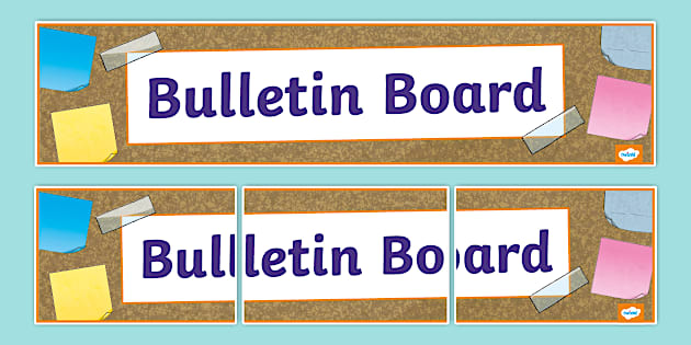 Bulletin Board Display Banner (teacher made) - Twinkl