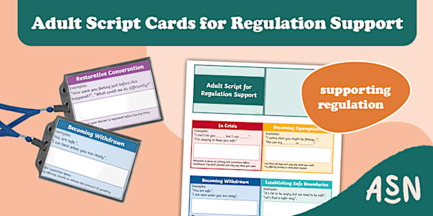 Editable Adult Script Cards for Supporting Self-Regulation