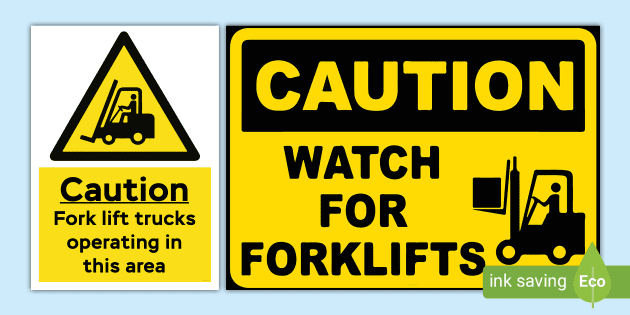 Forklift Truck Safety Poster Template - Download in Word