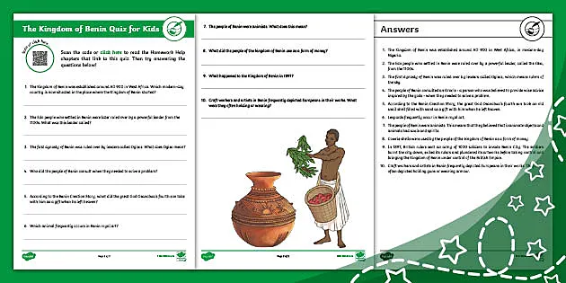 Kingdom Of Benin Quiz For Kids
