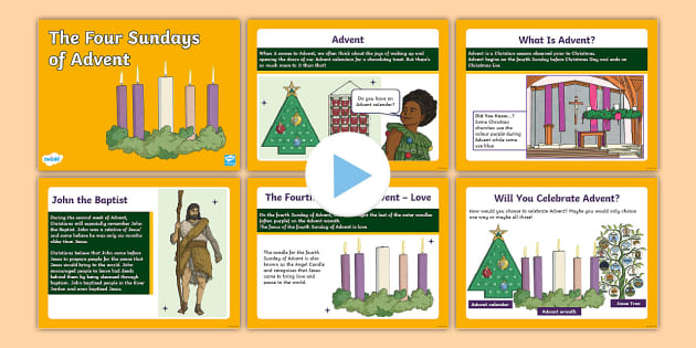 KS2 The Four Sundays of Advent PowerPoint (teacher made)