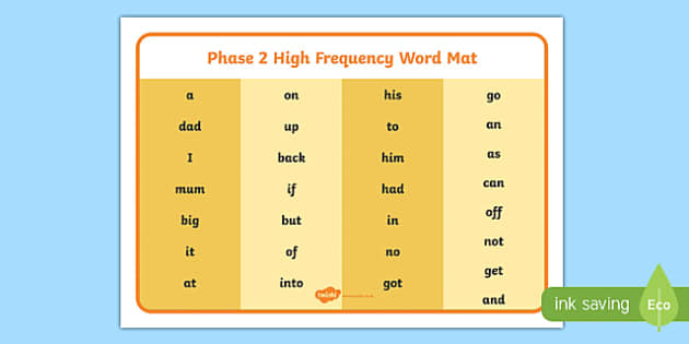 phase words high frequency 4 High FREE! Mat Frequency High frequency 2 Word Phase phase words high frequency 4 High FREE! Mat Frequency High frequency 2 Word Phase
