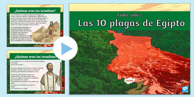 Powerpoint Las 10 Plagas De Egipto Twinkl Teacher Made