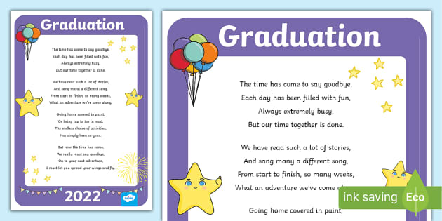 graduation welcome speech for preschoolers