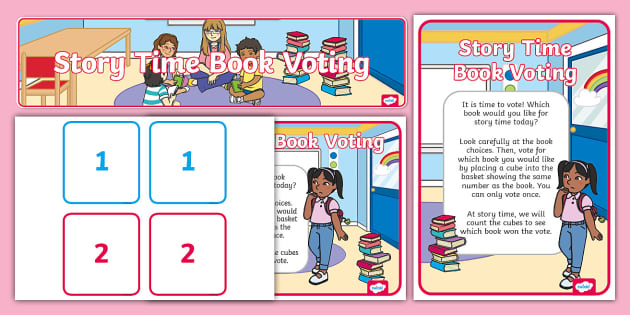 Story Time Book Voting Resource Pack (hecho Por Educadores)