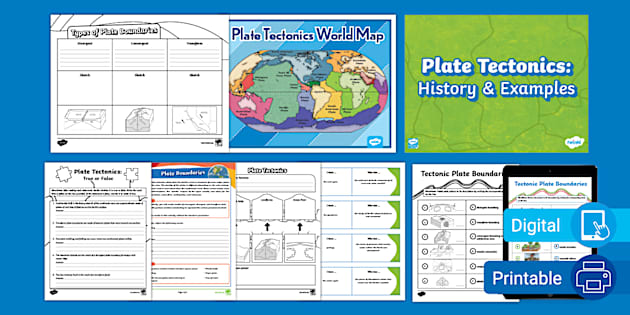 Sixth Grade Plate Tectonics Lesson Pack (teacher made)