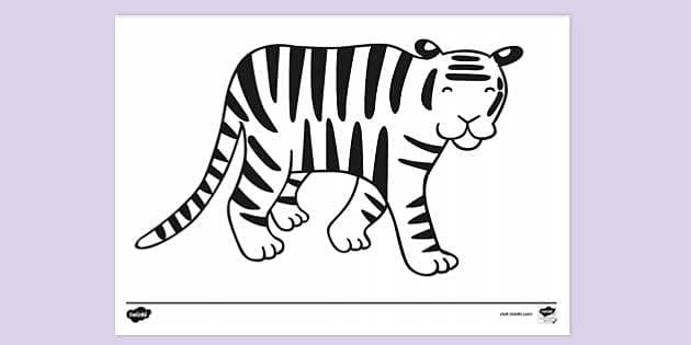 Tiger  Free Printable Templates  Coloring Pages  FirstPalettecom