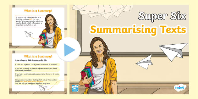 Summarising PowerPoint | Reading Comprehension Strategies