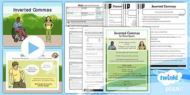 Inverted Commas Lesson Plan - Year 3 English - Twinkl