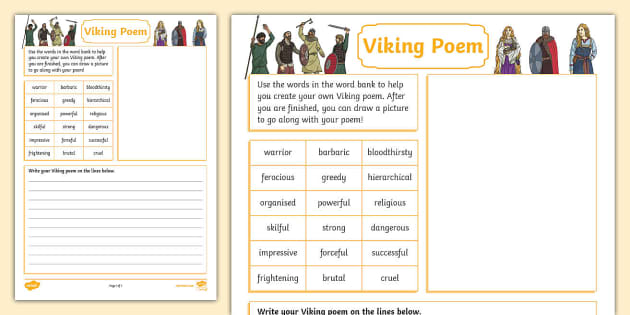 viking creative writing ks2