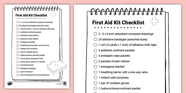 Checklist: Making A First Aid Kit For Baby