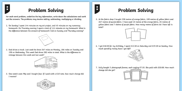 solve real world problems involving addition and subtraction