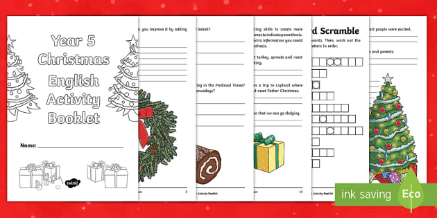 Christmas Activities Year 5  Primary Teaching Resource