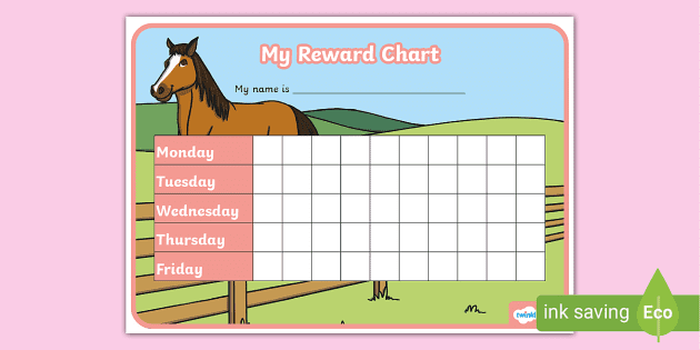 Filipina Girl And Horse Sex - Horse-Themed Reward Chart - KS1 (teacher made) - Twinkl