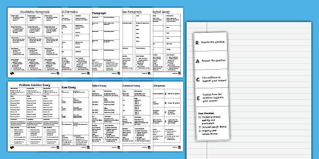 Structure Strips Activity Pack for 6th-8th Grade - Twinkl