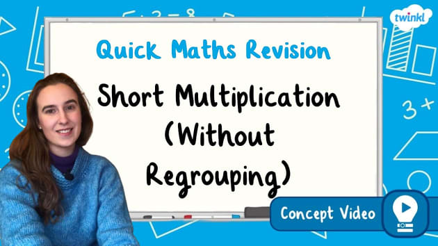 Free 👉 Short Multiplication Without Regrouping Ks2 Maths Concept Video 8768