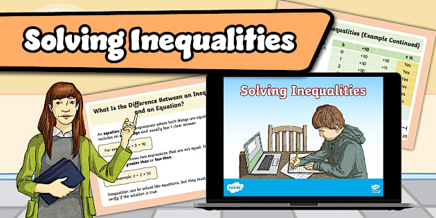 Solving Inequalities Math Powerpoint