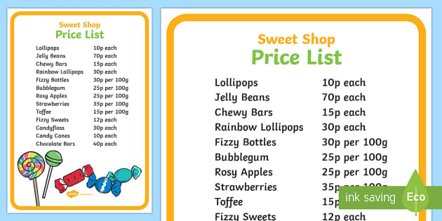 Sweeter price clearance