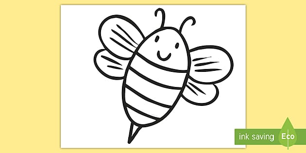 Bumblebee Template | Printable Illustration | Craft Activity