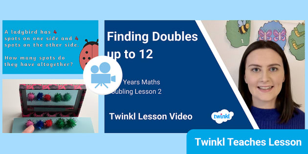 👉 Early Years (Ages 3-5) Maths: Doubling Video Lesson 2