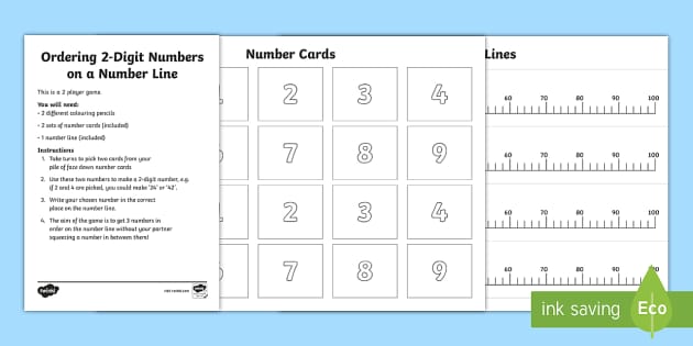 ordering-numbers-on-a-number-line-differentiated-worksheet-worksheets