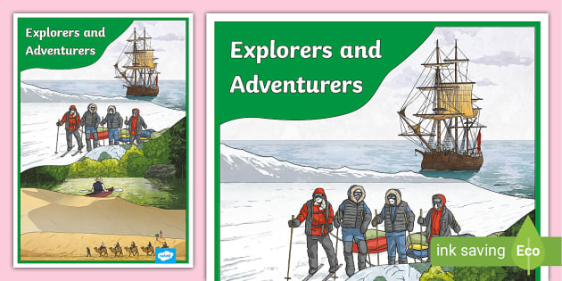 Explorers and Adventurers Topic Book Cover (teacher made)