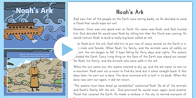 Noah s Ark Story PowerPoint For Kids Twinkl USA Twinkl