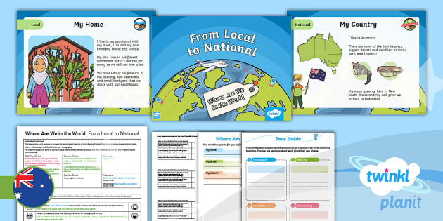 Year 2 HASS Geography Where Are We in the World Lesson 6