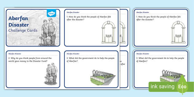 Aberfan Question Cards (Teacher-Made) - Twinkl