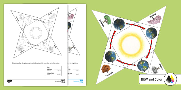 Seasons Earth Position Foldable Teacher Made Twinkl 5575