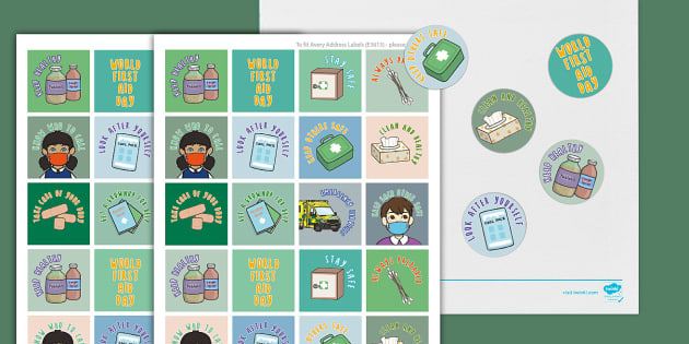 World First Aid Day - Celebration Stickers - Twinkl