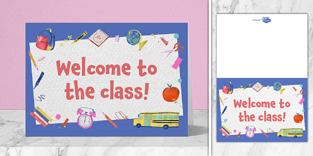 Welcome to The Class Card | Twinkl Party (teacher made)