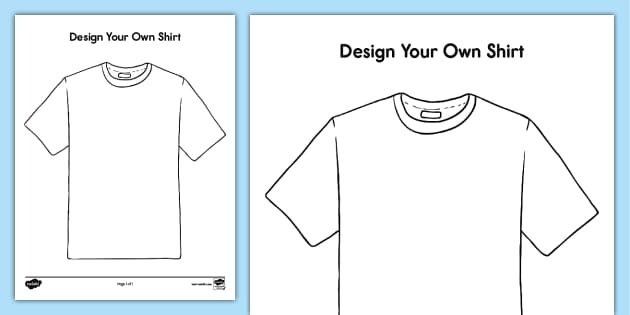 Baglæns chef job Design Your Own Shirt Activity (Teacher-Made) - Twinkl