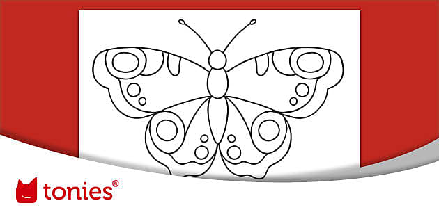 Twinkl and Tonies: Butterfly Colouring Page | Colouring Sheets