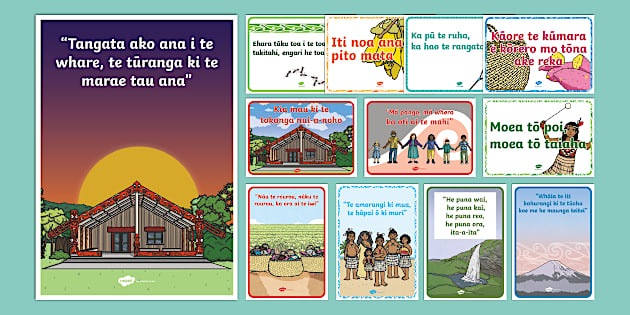 Māori Proverbs Display Posters | Teaching Resources