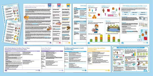 EYFS Planning & Assessment Pack White Rose It's Me 1, 2, 3!