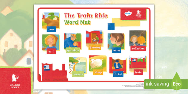 FREE! - The Train Ride Word Mat (teacher Made) - Twinkl