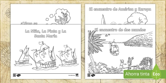 Dibujos del descubrimiento de América (teacher made)